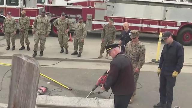 SFFD military joint earthquake drill 