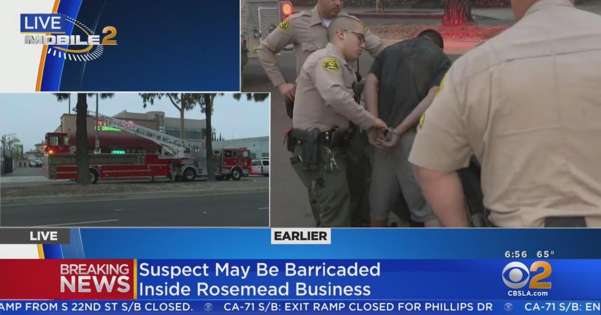 Suspect in custody after breakin at Rosemead business CBS Los Angeles