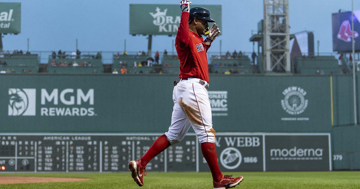 Xander Bogaerts and J.D. Martinez said goodbye to the Fenway