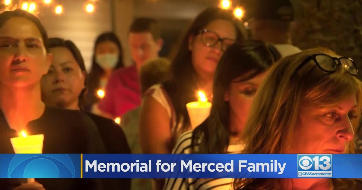 Memorial held for for slain Merced family
