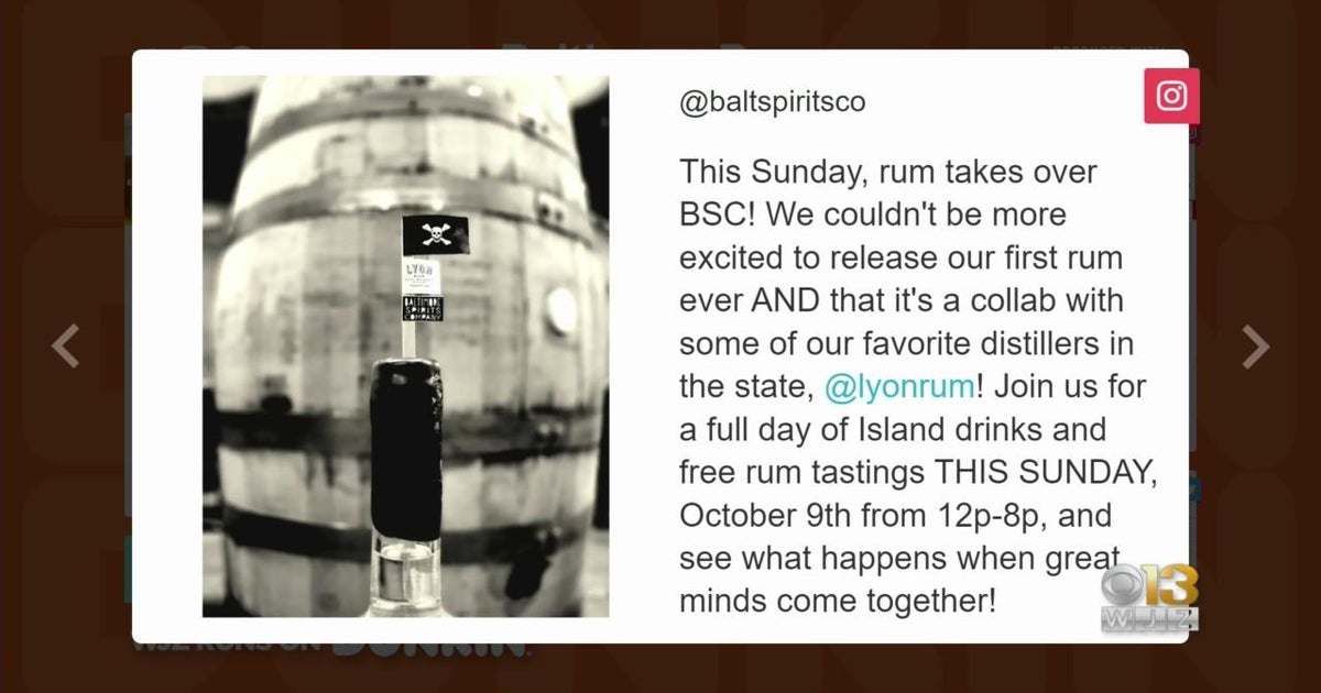 Baltimore Buzz: Baltimore Spirits Company releases new rum - CBS Baltimore