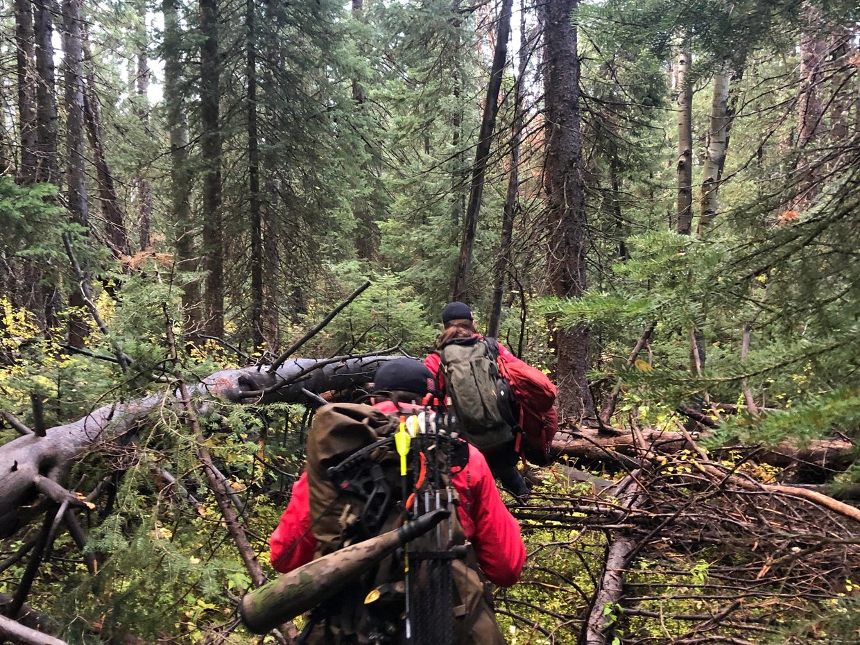 Bowhunter impaled by another hunter's lost arrow, rescued by helicopter(01)