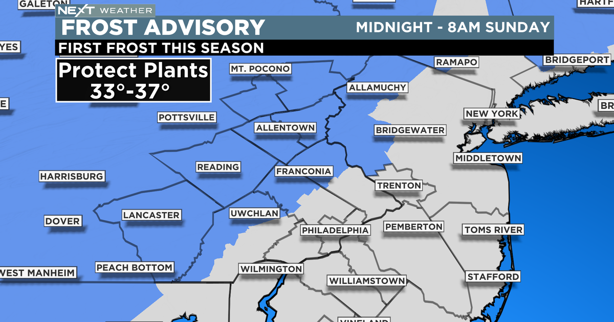 NEXT Weather: First frost for parts of the Delaware Valley on Sunday morning - Vimarsana News