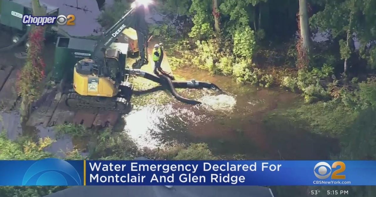 Water emergency still in effect in 2 New Jersey towns CBS New York