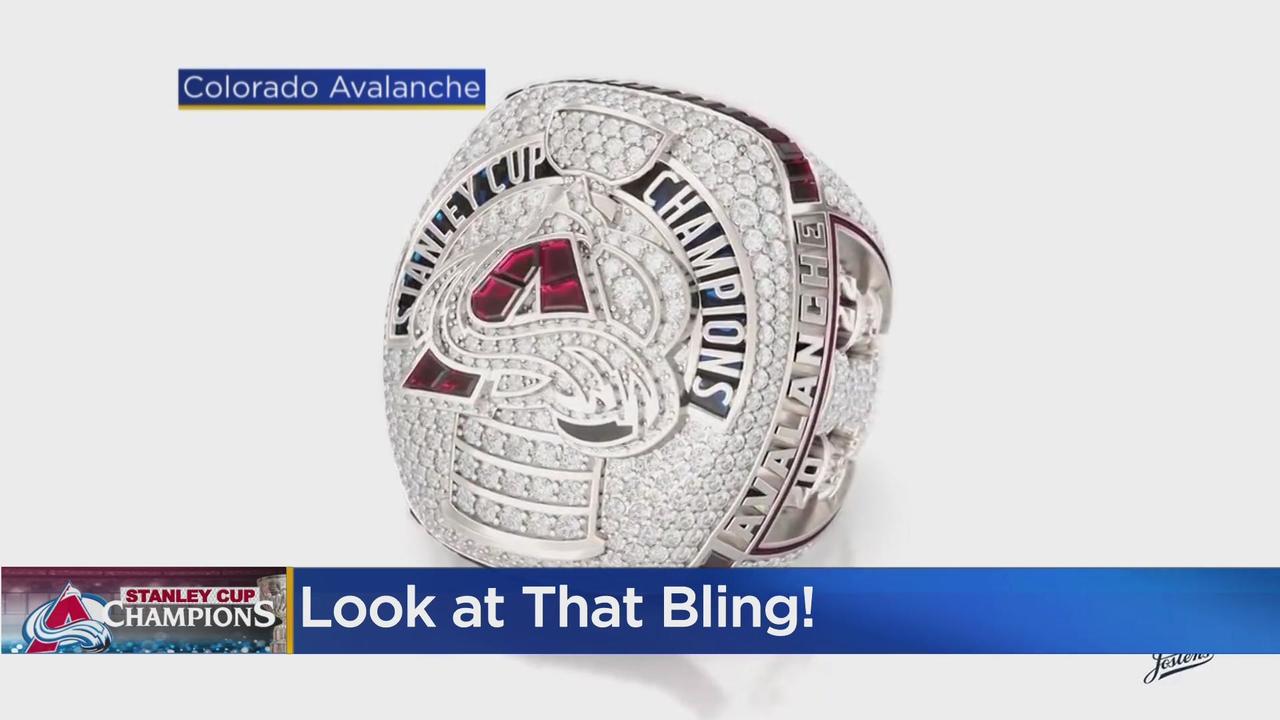Avs debut championship rings featuring nearly 700 diamonds