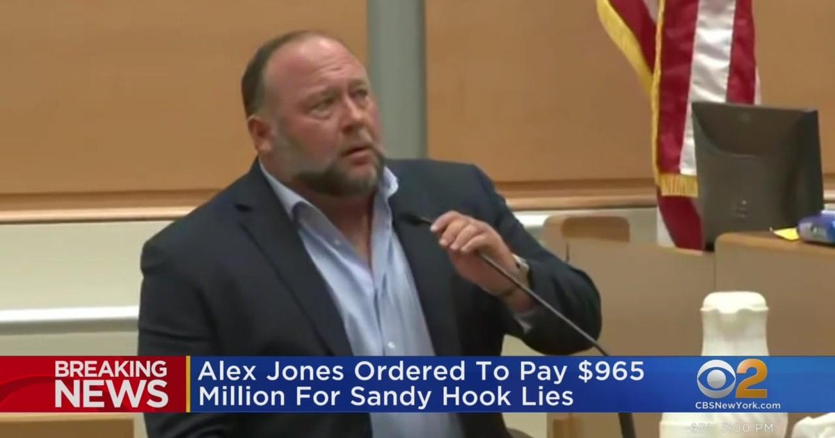Jury orders Alex Jones to pay nearly 1 billion over Sandy Hook hoax