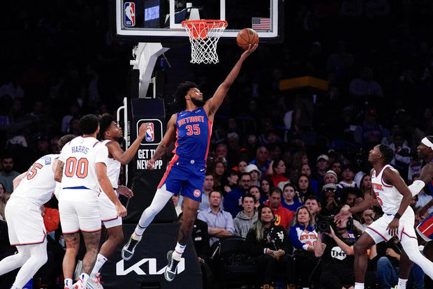 Pistons Knicks Basketball 