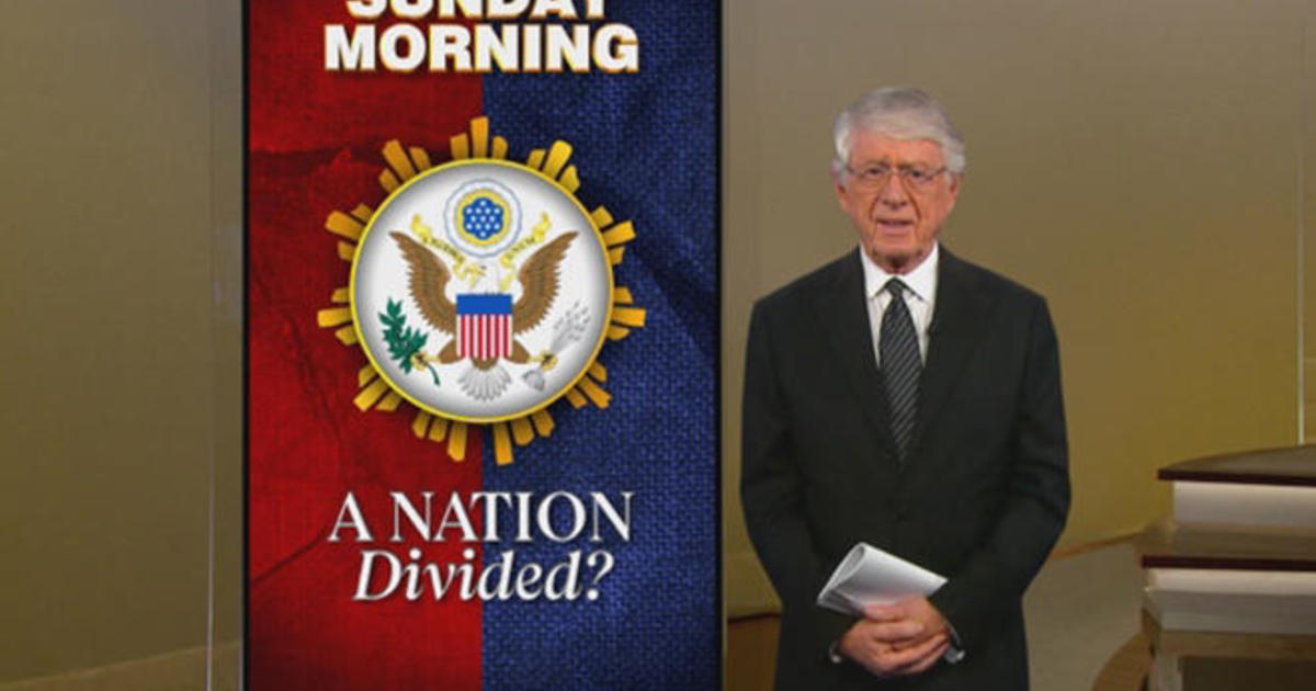 This week on "Sunday Morning": "A Nation Divided?" (September 3)