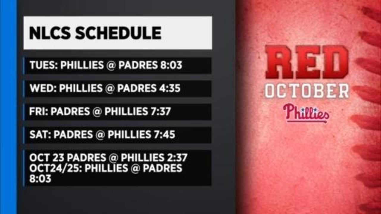 Padres vs. Phillies schedule: Complete dates, times, TV channels for 2022  NLCS games