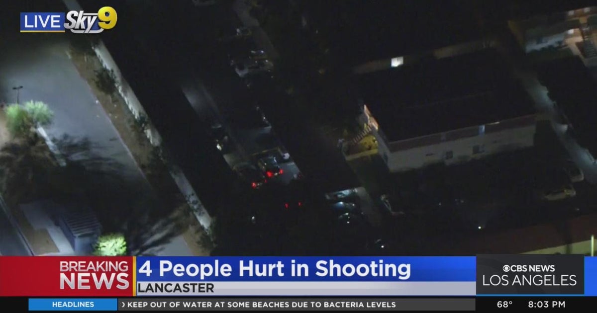 4 people injured in Lancaster shooting - CBS Los Angeles