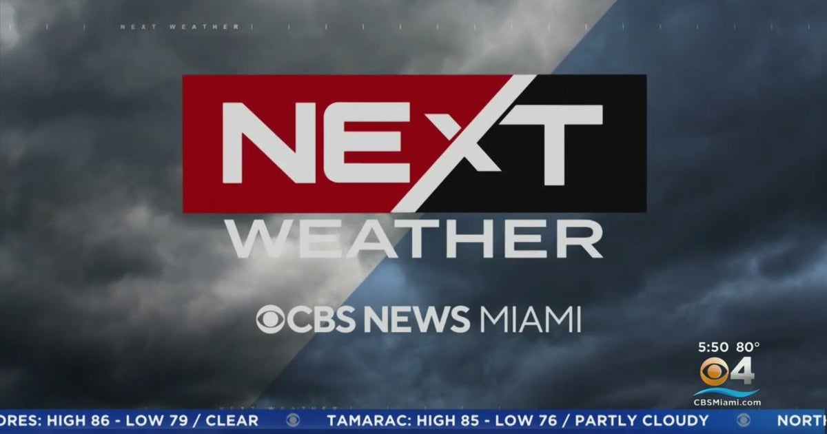 Muggy start to the work week but cooler air coming - CBS Miami
