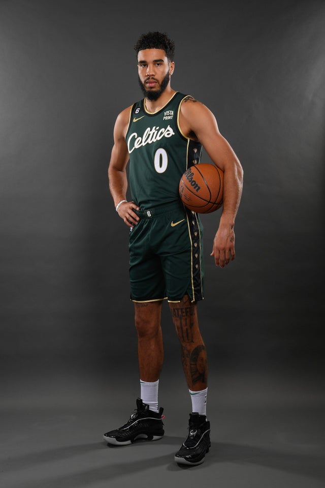 The Celtics unveil hideous grey, sleeved uniforms 