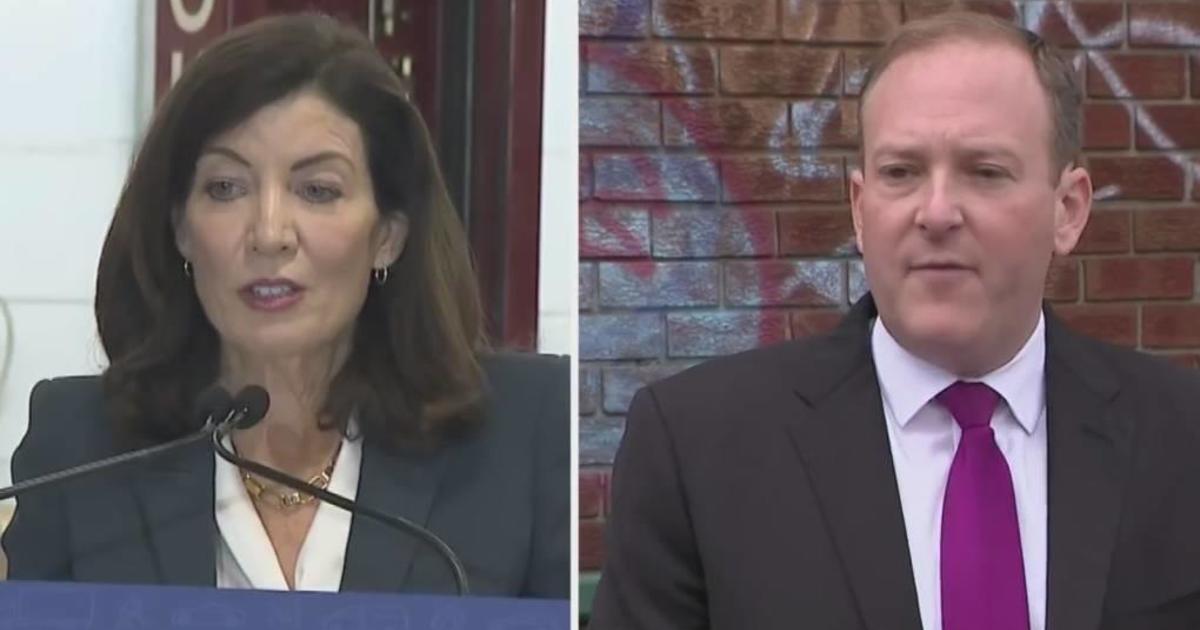 Rep. Lee Zeldin agrees to debate Gov. Kathy Hochul on Spectrum TV on  Tuesday - CBS New York