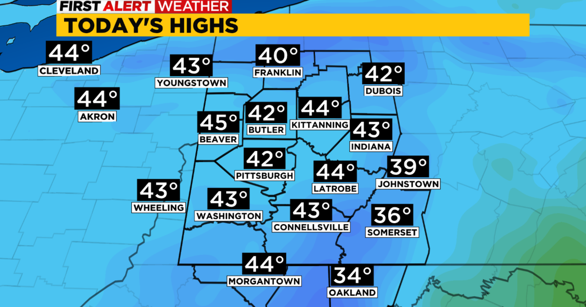 Pittsburgh Weather Cold air stays in place, isolated rain, snow chance