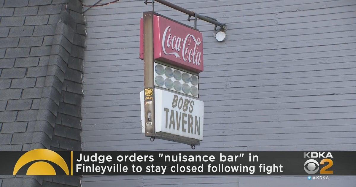 Judge orders 'nuisance bar' in Finleyville to remain closed CBS