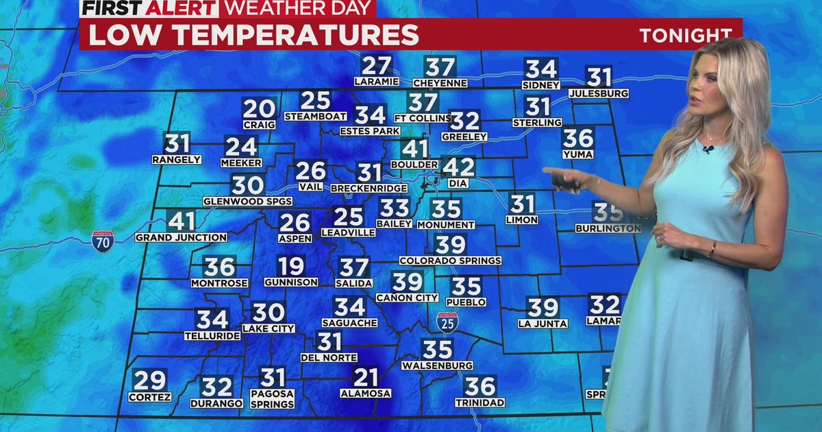 Warm End To The Week Before Weekend Cool Down - CBS Colorado