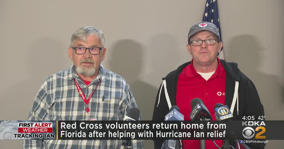 Local Red Cross volunteers returning from Florida - CBS Pittsburgh
