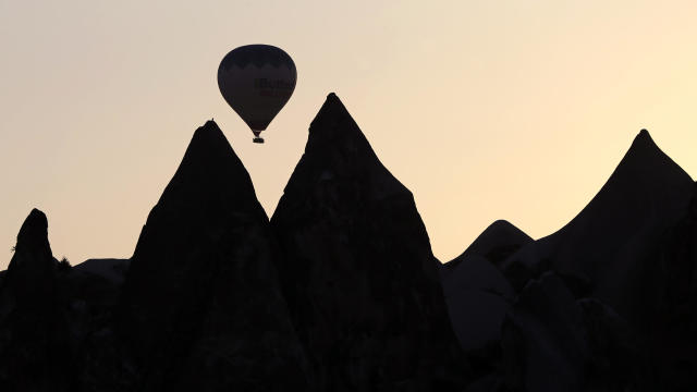 Hot air balloons in Cappadocia 