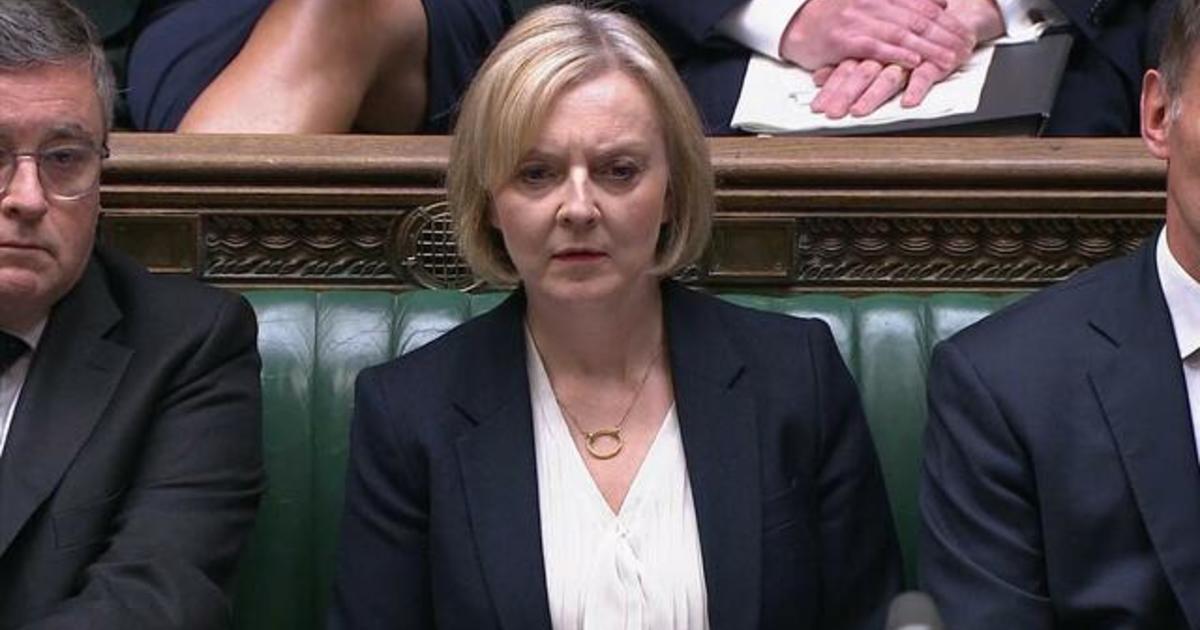 Liz Truss Resigning As Uk Prime Minister Cbs News 5197