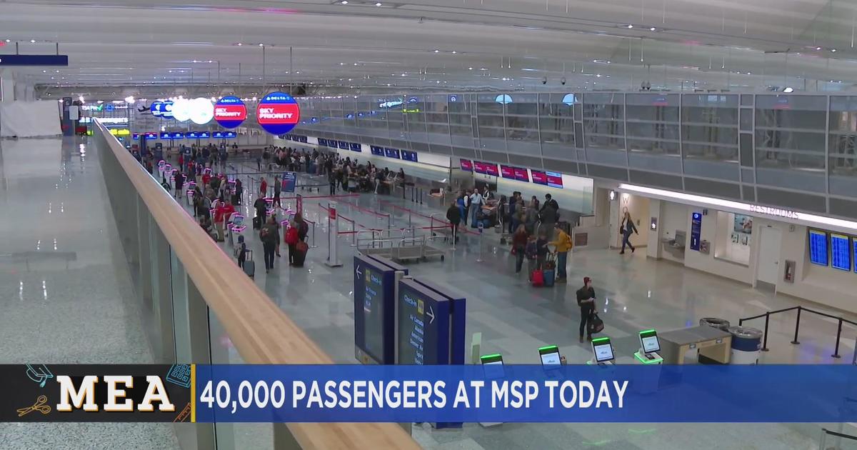 MSP Airport expecting 40K travelers as MEA break begins CBS Minnesota