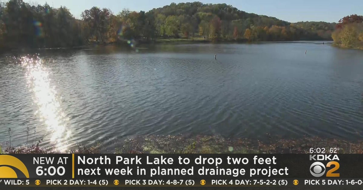 North Park Lake to drop 2 feet for inspection CBS Pittsburgh