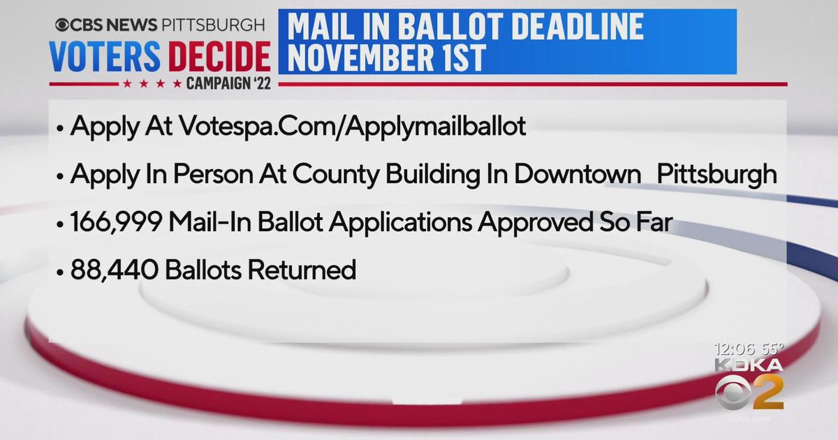 Deadlines for the midterm elections CBS Pittsburgh