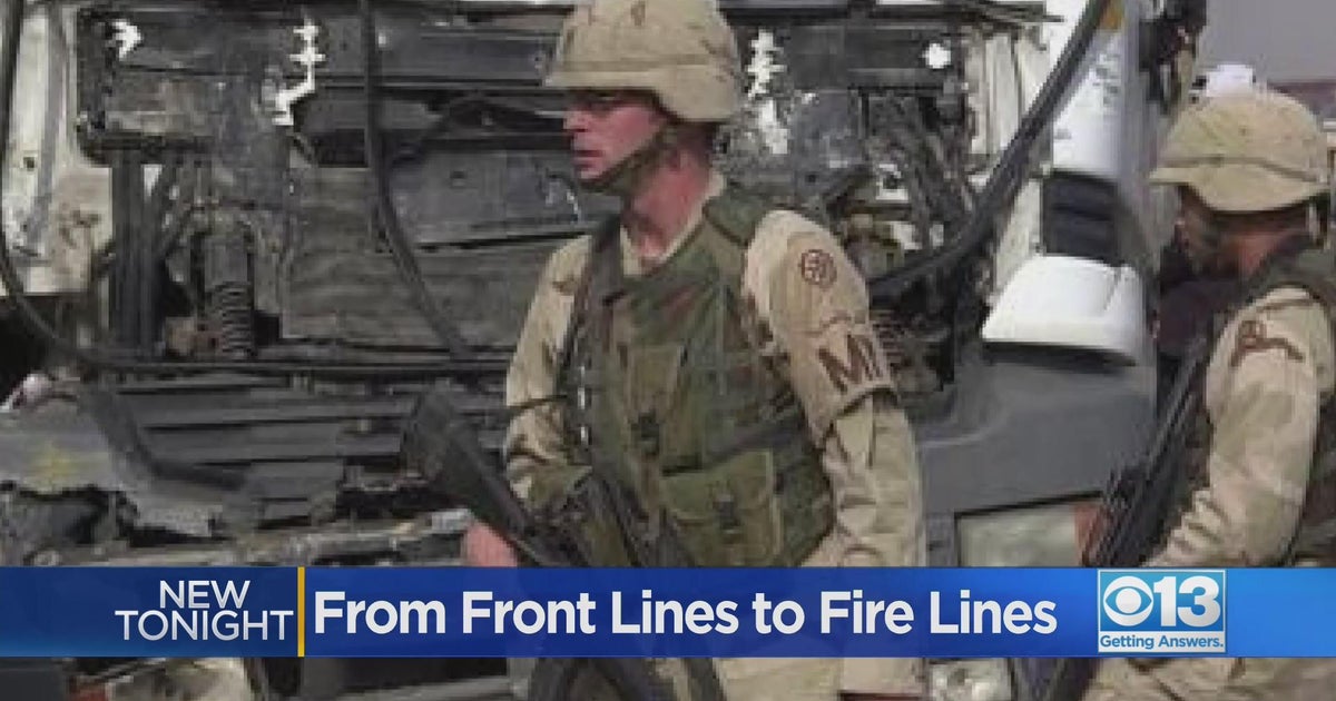 CAL FIRE partnership gets soldiers from frontlines to the fire lines CBS Sacramento