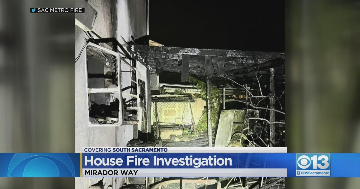 Firefighters battle early morning house fire in South Sacramento - CBS ...