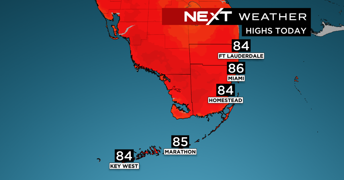 Miami Weather: Warm & humid, little chance for rain - CBS Miami