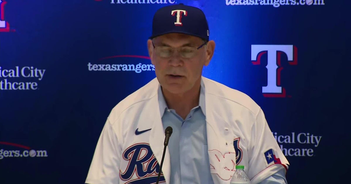 Rangers introduce new Manager Bruce Bochy - CBS Texas