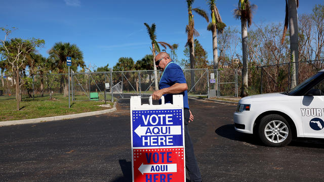 Early Voting Begins In Florida As Residents Continue To Recover From Hurricane Ian 