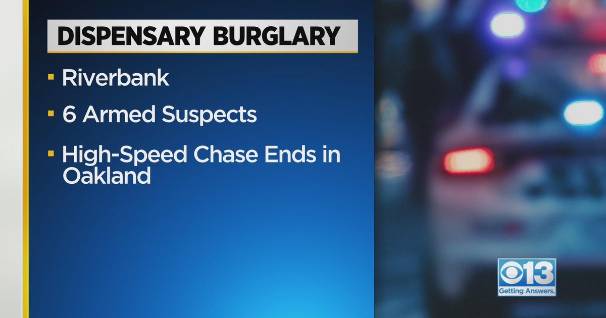 Search is on for six suspects accused of burglarizing dispensary in Stanislaus County