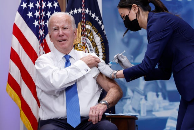 President Biden Receives His Updated Covid-19 Booster Vaccine