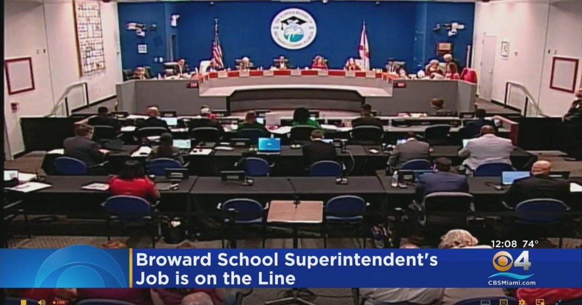 Broward Faculty Board looking at potential of Superintendent Dr. Vickie Cartwright