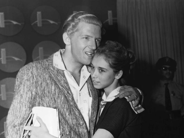 Jerry Lee Lewis with wife Myra 