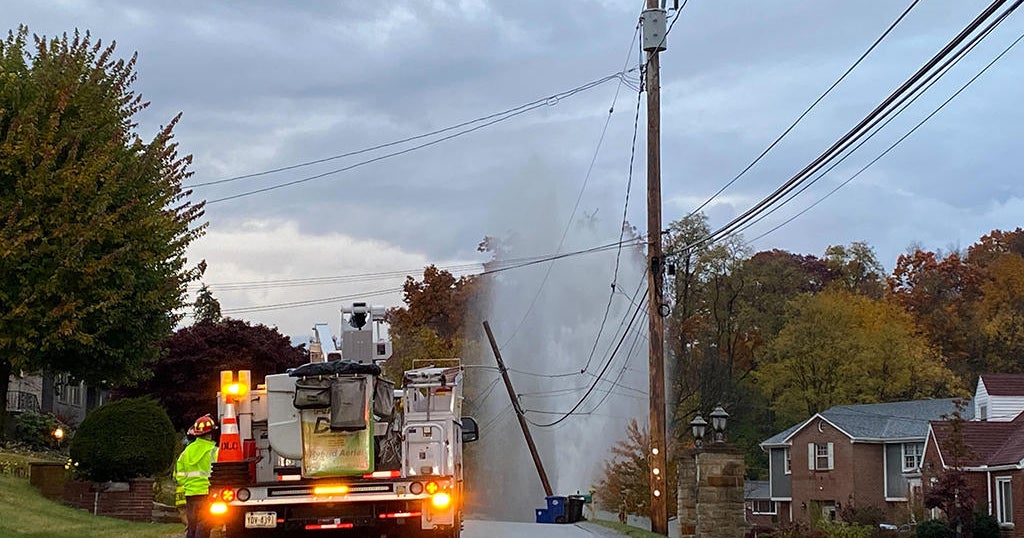 'At least 20-30 feet in the air:' Water main break in Baldwin shoots ...