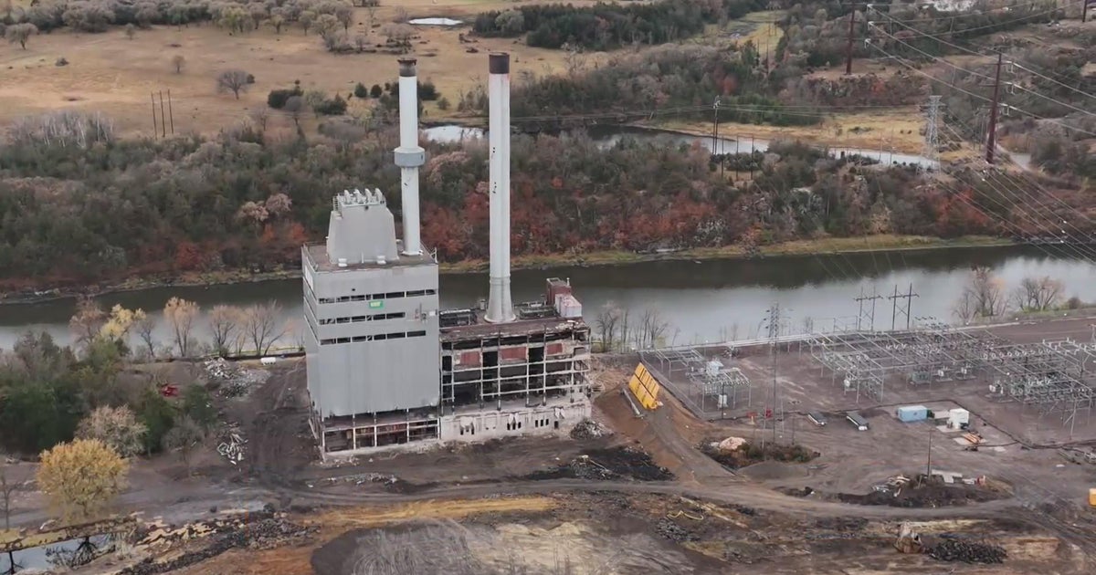 Granite Falls power plant demolished CBS Minnesota