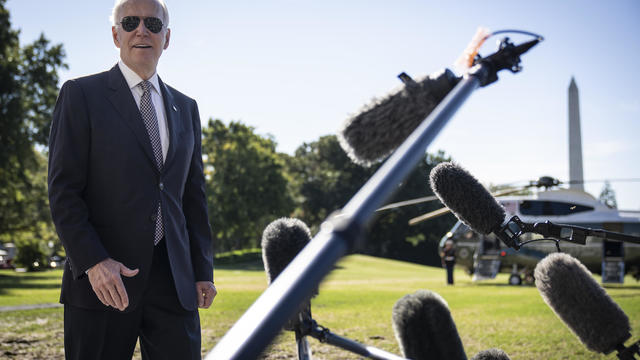 President Biden Departs The White House For New York 