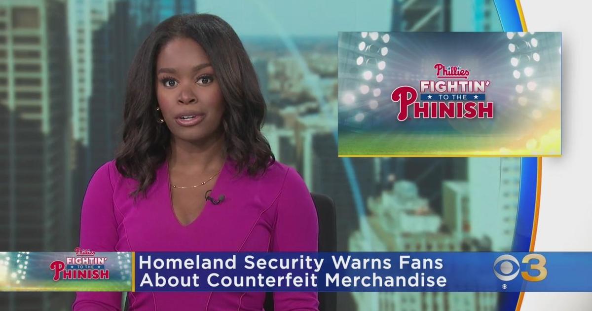 Warning issued for fake Phillies World series merch, tickets - CBS  Philadelphia