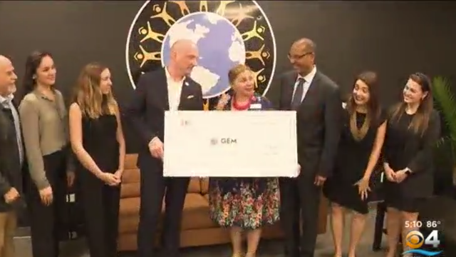 Neighbors 4 Neighbors check donation to GEM