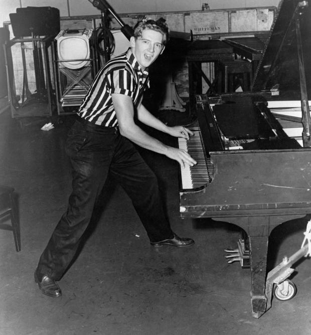 Jerry Lee Lewis Playing Piano 