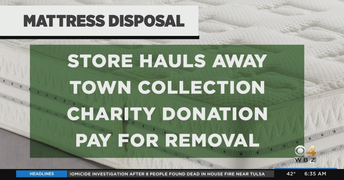 Ban on throwing away mattresses starts next week in Massachusetts CBS