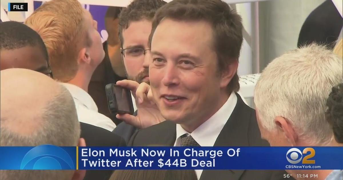 Elon Musk Takes Control Of Twitter Cbs New York