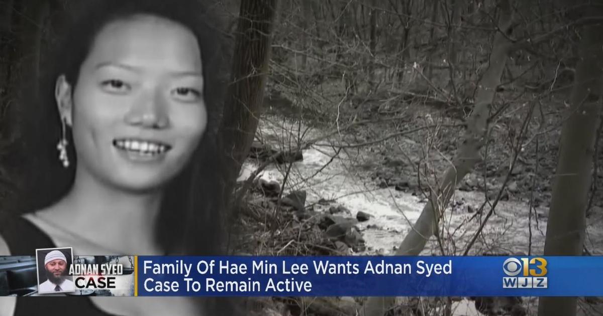 Family of Hae Min Lee wants Adnan Syed case to remain active - CBS Baltimore