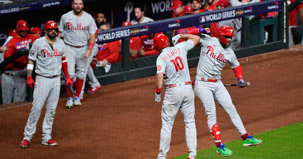 Phillies rally past Astros in 10 innings to open World Series: "They just never quit"