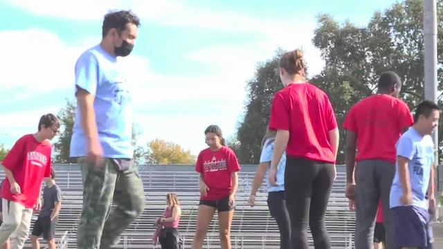 students with disabilities playing sports in Roseville 