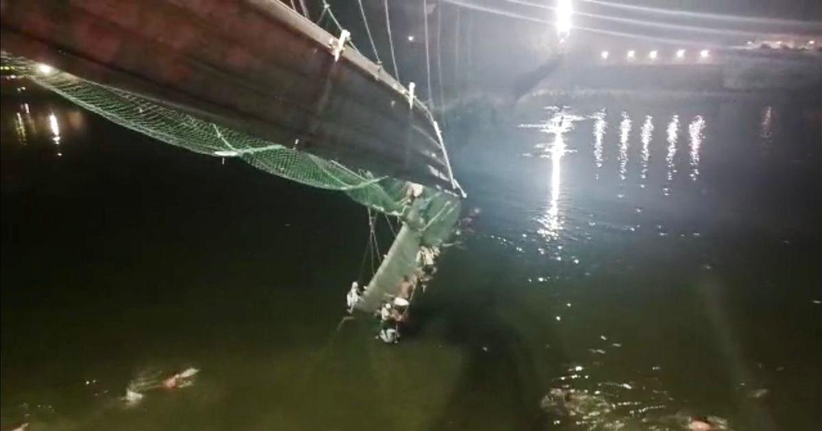 India’s suspension bridge collapse kills scores