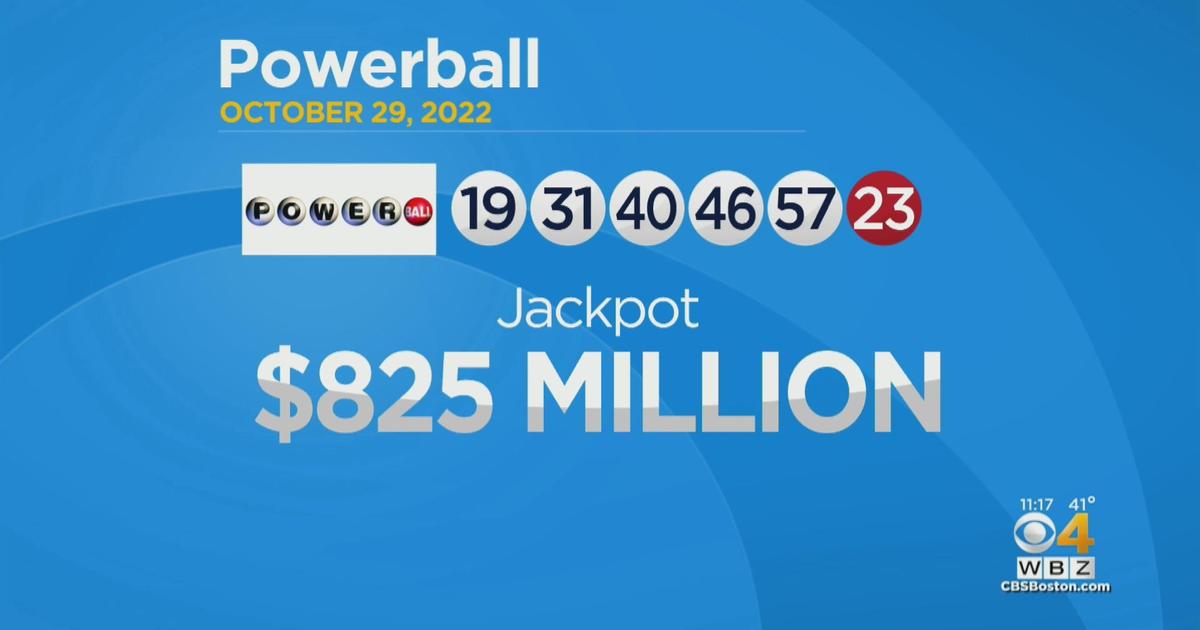 Powerball numbers for 825 million jackpot drawn CBS Boston