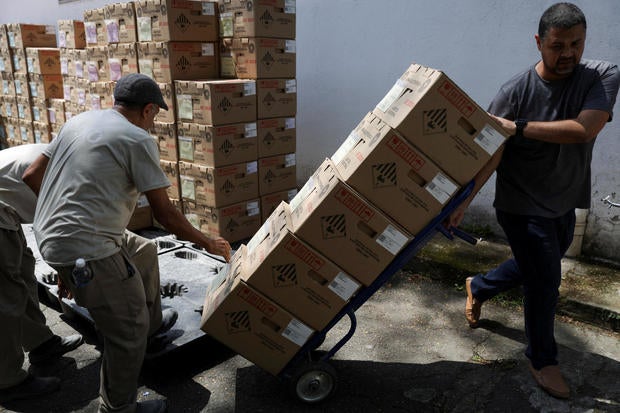 Preparations for the second round of Brazil's presidential election, in Rio de Janeiro 