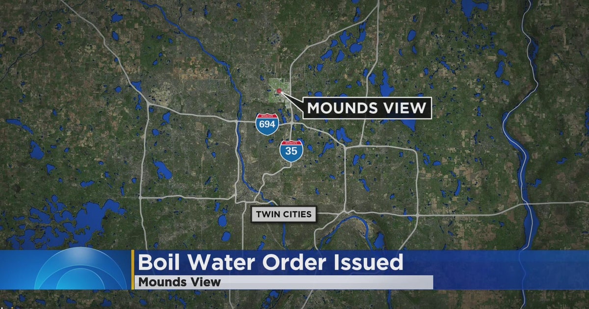 Mounds View issues precautionary boil water advisory CBS Minnesota